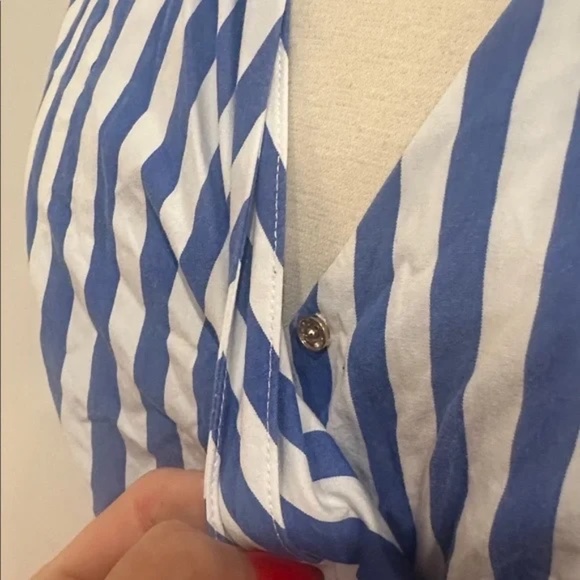 Striped Julia Wrap Dress - Picture 5 of 6